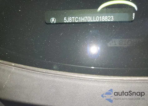 2020 Acura Rdx Advance z USA, uszkodzony, nr VIN 5J8TC1H70LL018823